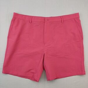 Vineyard Vines Shorts Mens 42 Pink Performance 1H001268 Flat Front Textured 9in‎
